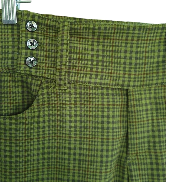 Urban Outfitters Green Plaid Trousers - Picture 6 of 13